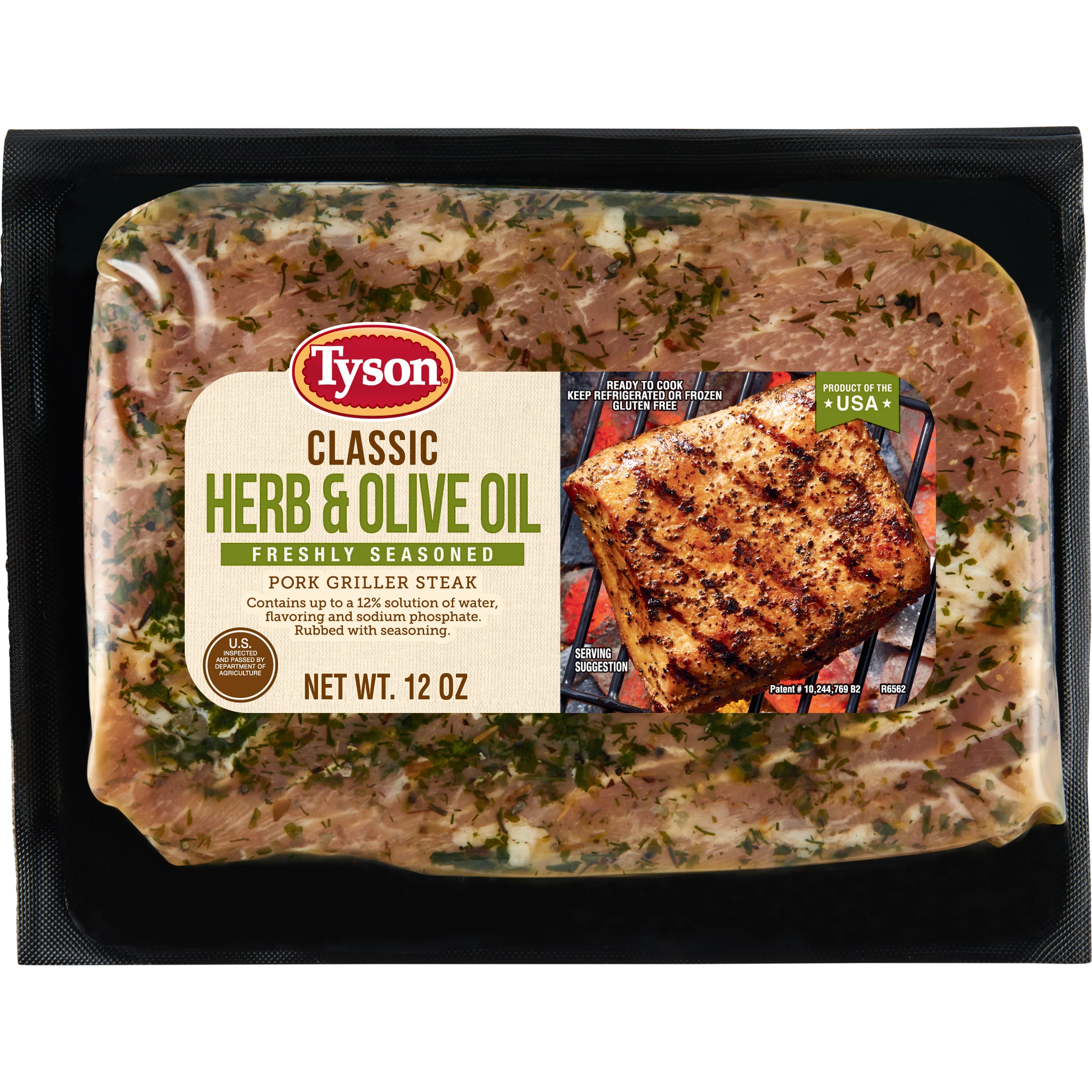 Classic Herb and Olive Oil Pork Griller Steak