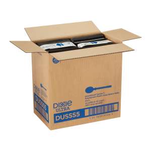 Dixie®, Ultra SmartStock Series-T, Polystyrene Soup Spoon Refill, Black