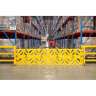Rubbermaid Commercial, Mobile Safety Barrier, Plastic, 13 ft, Yellow