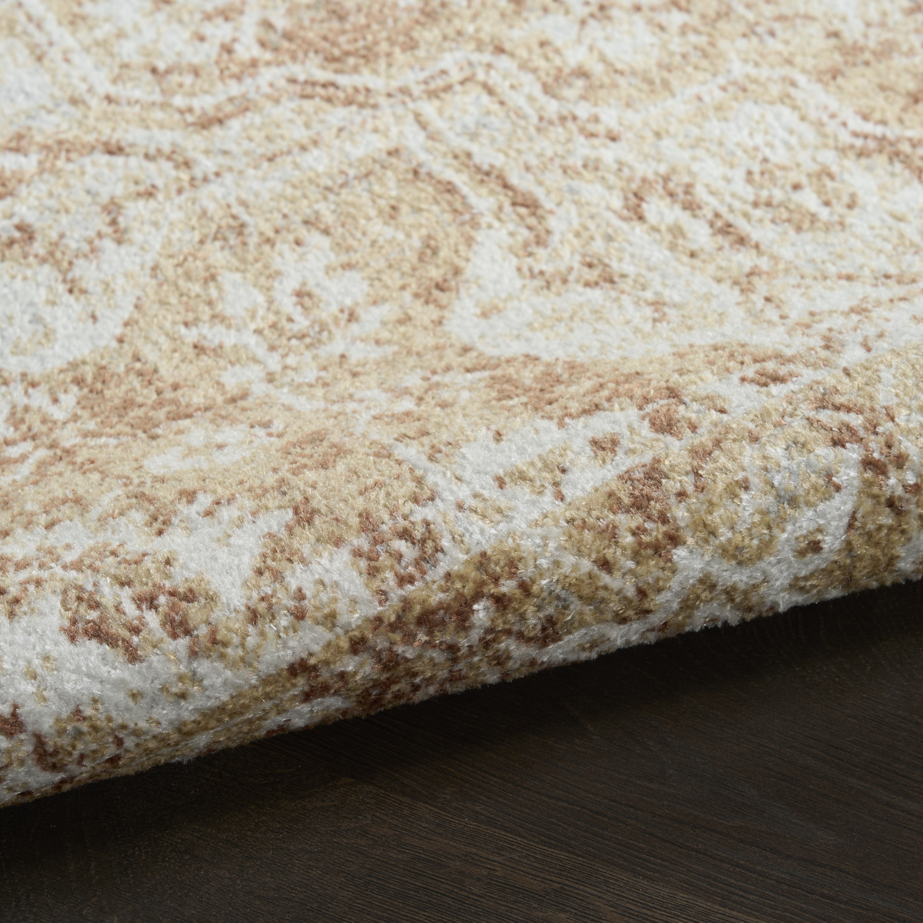 Nourison Astra Machine Washable 2' x 3' Rust Vintage Indoor Rug