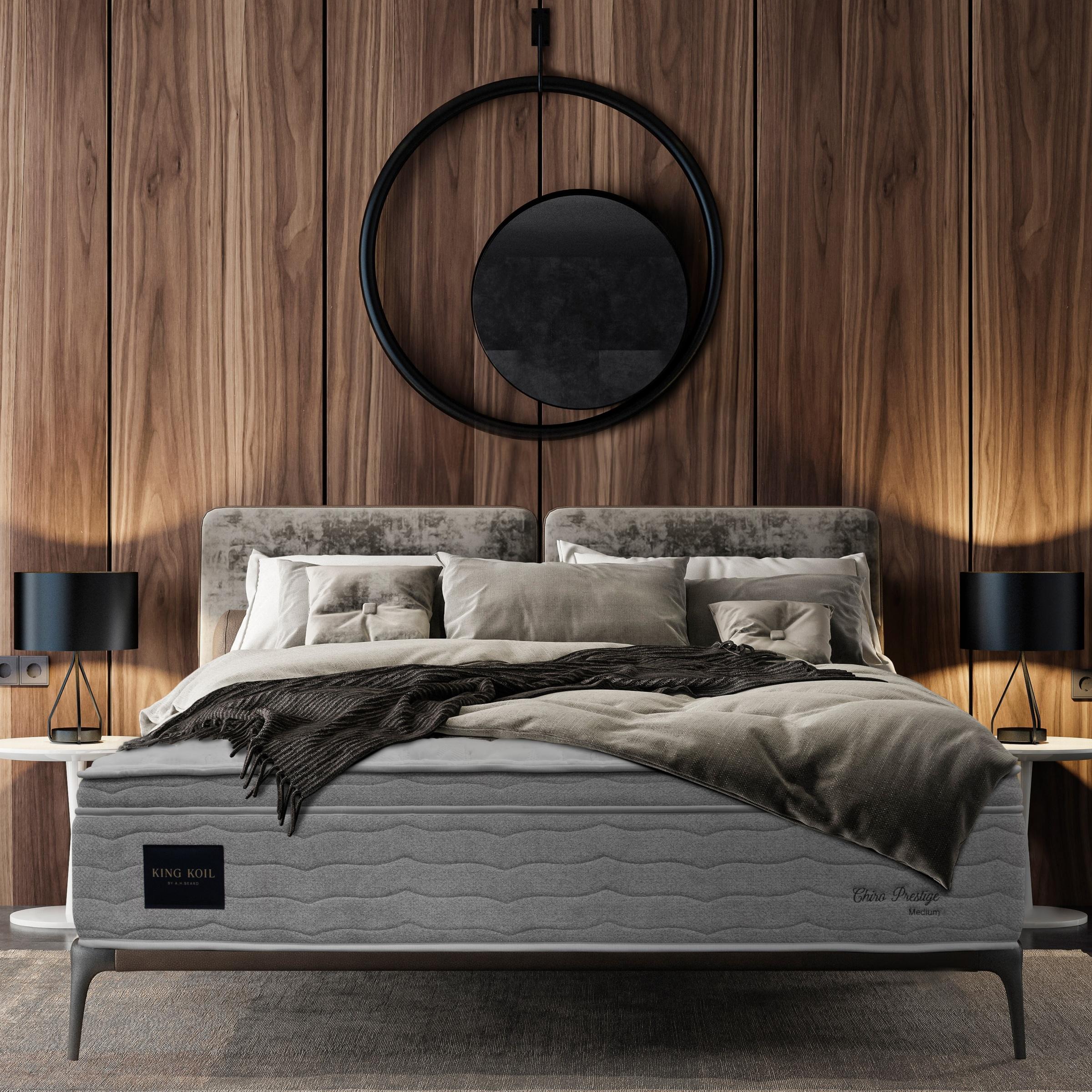 Lifestyle image of the  King Koil Chiro Prestige Mattress, Firm from Forty Winks