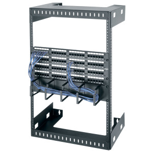 Middle Atlantic Products WM-15-12 WM Series Open Frame Wall Rack, Steel ...