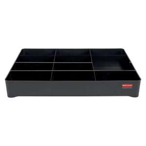 Rubbermaid Commercial, Amenity Organizer Tray, Black