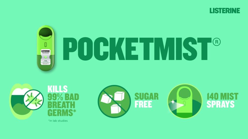 Listerine Freshburst PocketPaks Oral Care Breath Strips, Breath Spray Alternative, 24 Ct, 3 pack - image 2 of 8