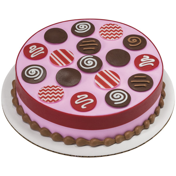 Primary Printed Assortment Dots Fondant DecoShapes®