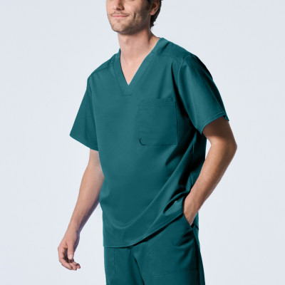 Landau ProFlex Men&#8216;s 2-Pocket V-Neck Scrub Top-Landau
