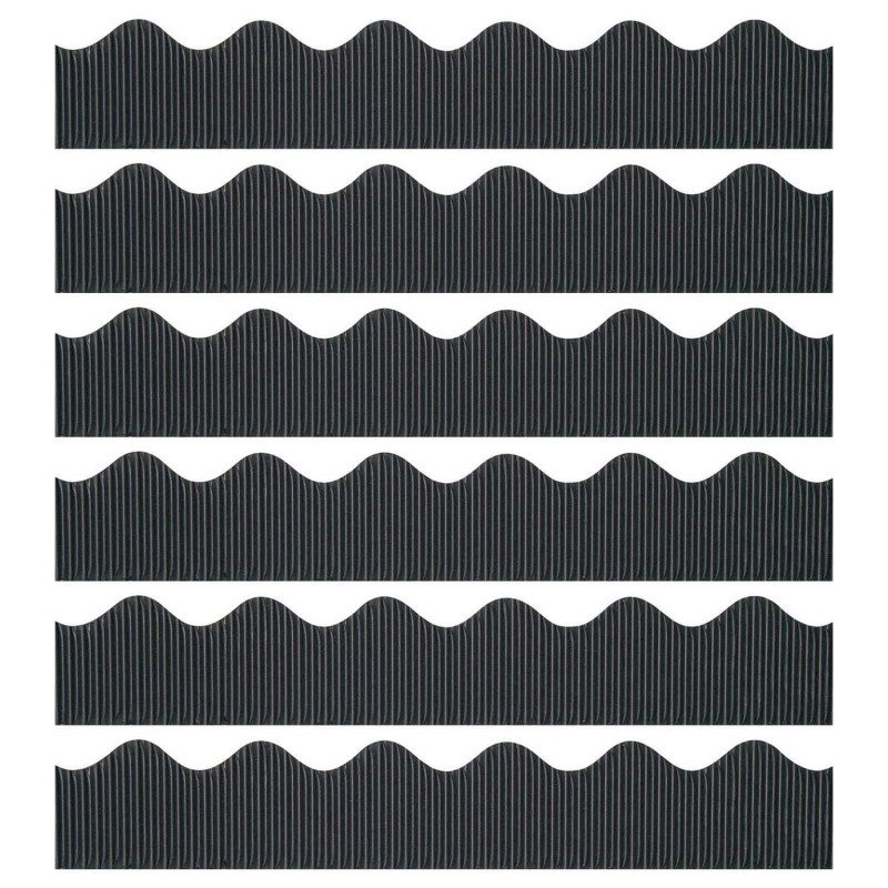 Decorative Border, Black, 2-1/4" x 50', 6 Rolls