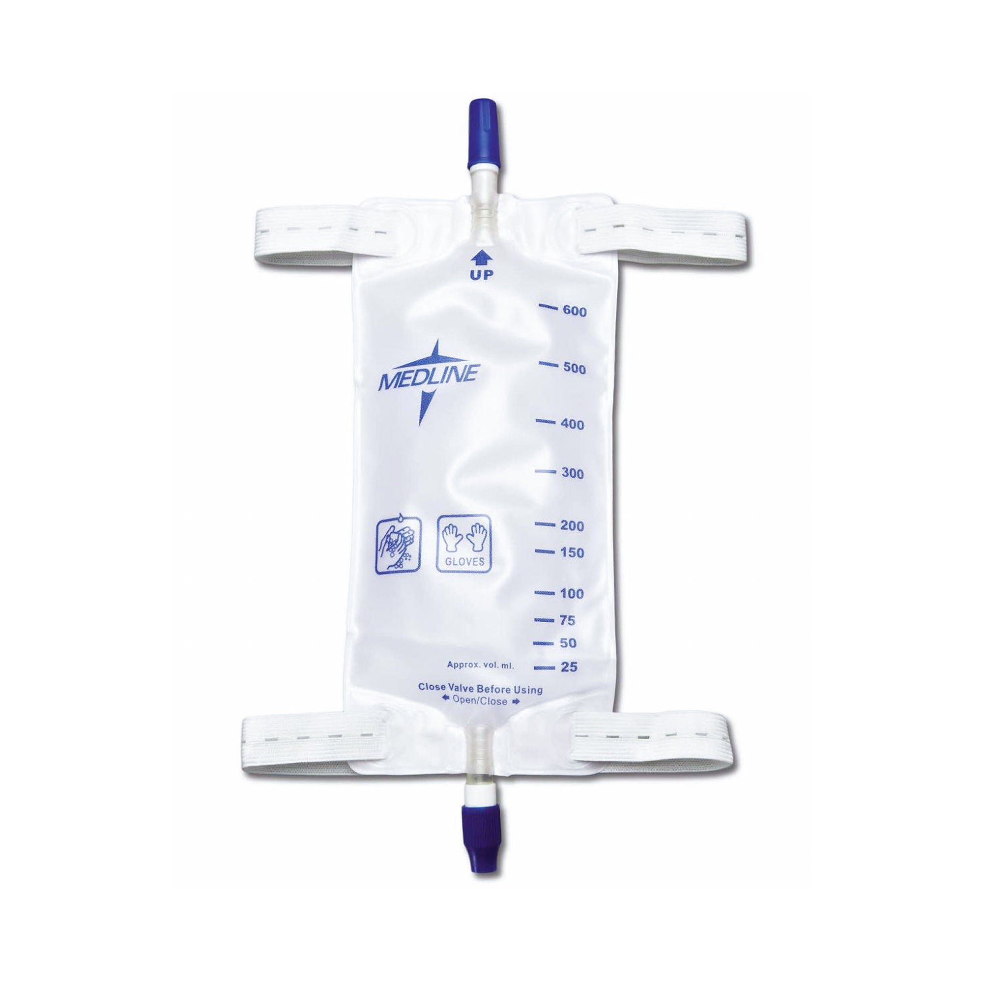Medline® Urinary Leg Bag, 600 mL