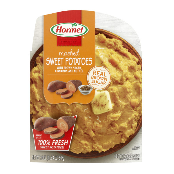 HORMEL(r)  Tray, Mashed Sweet Potatoes 6/20 OZ . C1CB - Front Center Inner Pack (Hi Res)