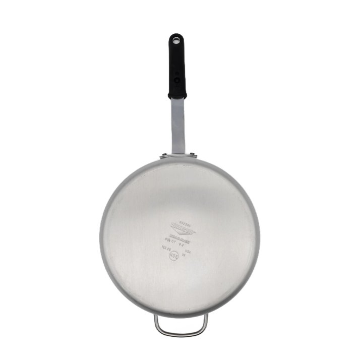 8 ½-quart Wear-Ever® tapered aluminum saucepan with SteelCoat x3™ nonstick coating and silicone handle