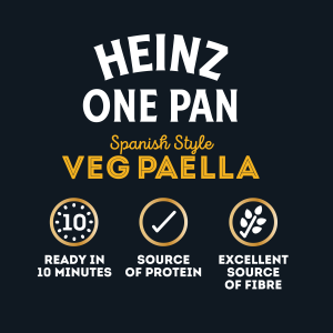  Heinz One Pan Spanish Style Veg Paella Dinner Meal 600g 