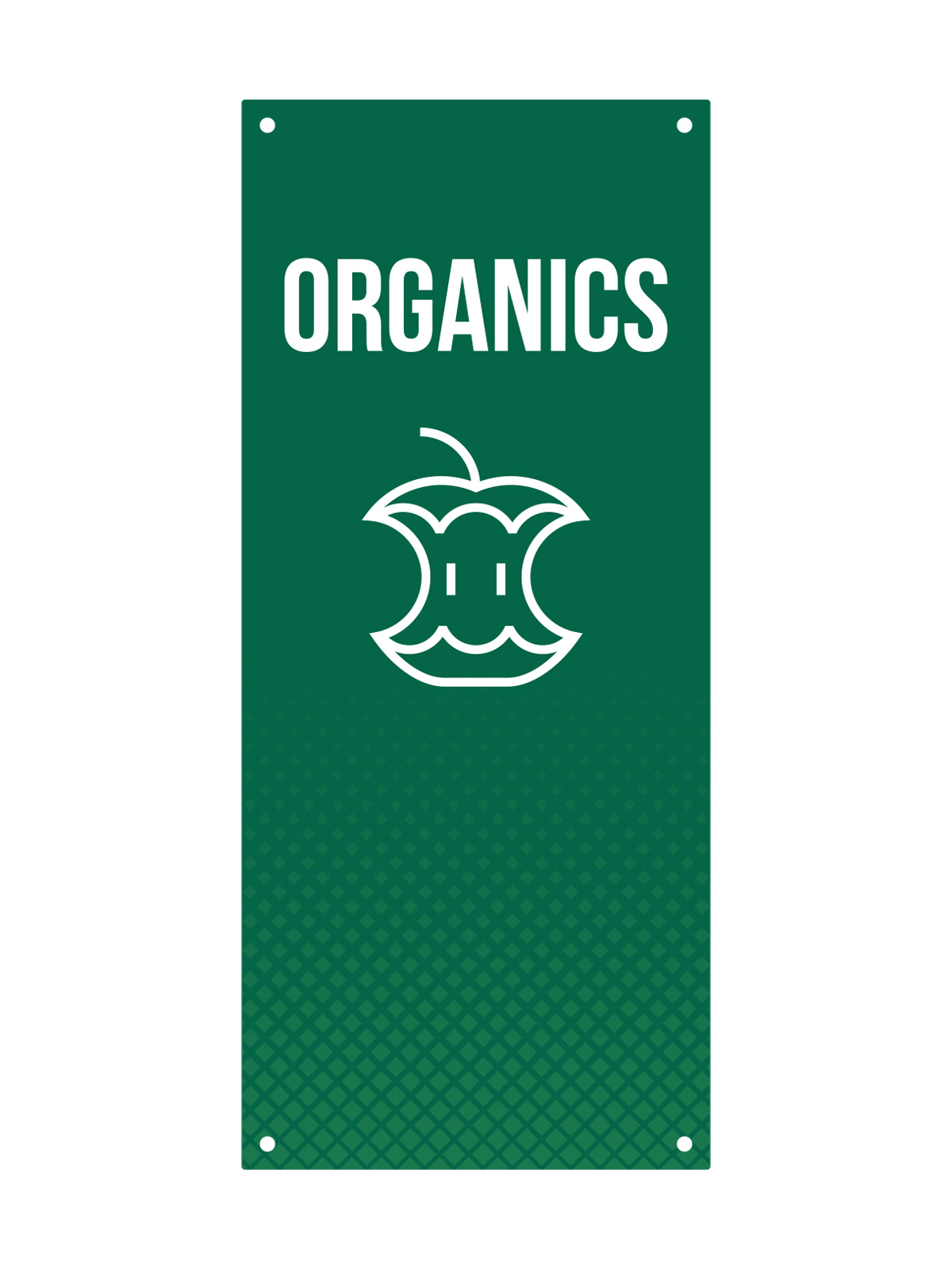 FUSION – Sign – Door – Organics – Green