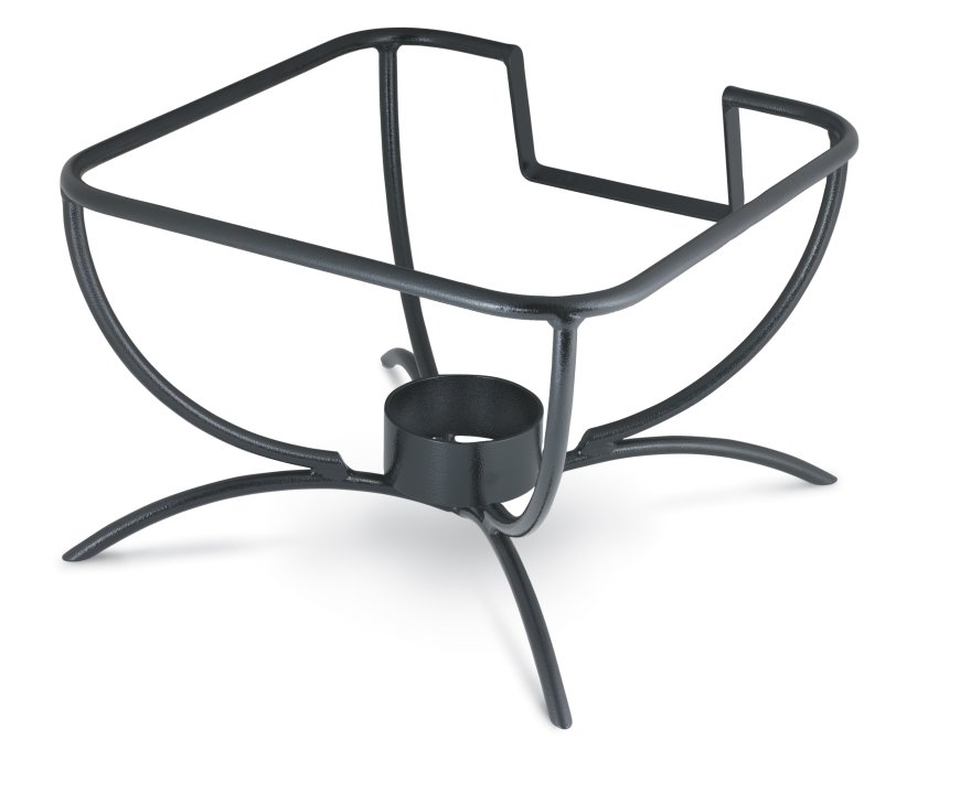 Black chafer stand for Intrigue® square induction chafer