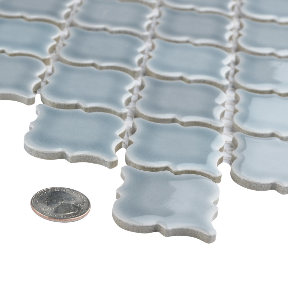 Hudson Tangier Slate 12-3/8 in. x 12-3/8 in. Porcelain Mosaic Tile