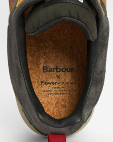 Barbour x Flower Mountain Back Country Uni Trainers Brown Beige
