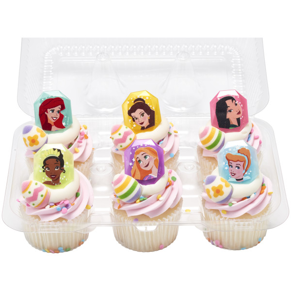 Disney Princess Characters Cupcake Rings