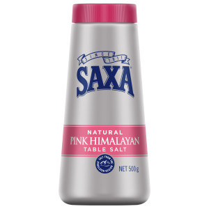 saxa® natural pink himalayan table salt shaker 500g image