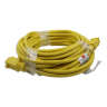Hillyard, Extension Cable 15Mt Yellow W/Us Plug