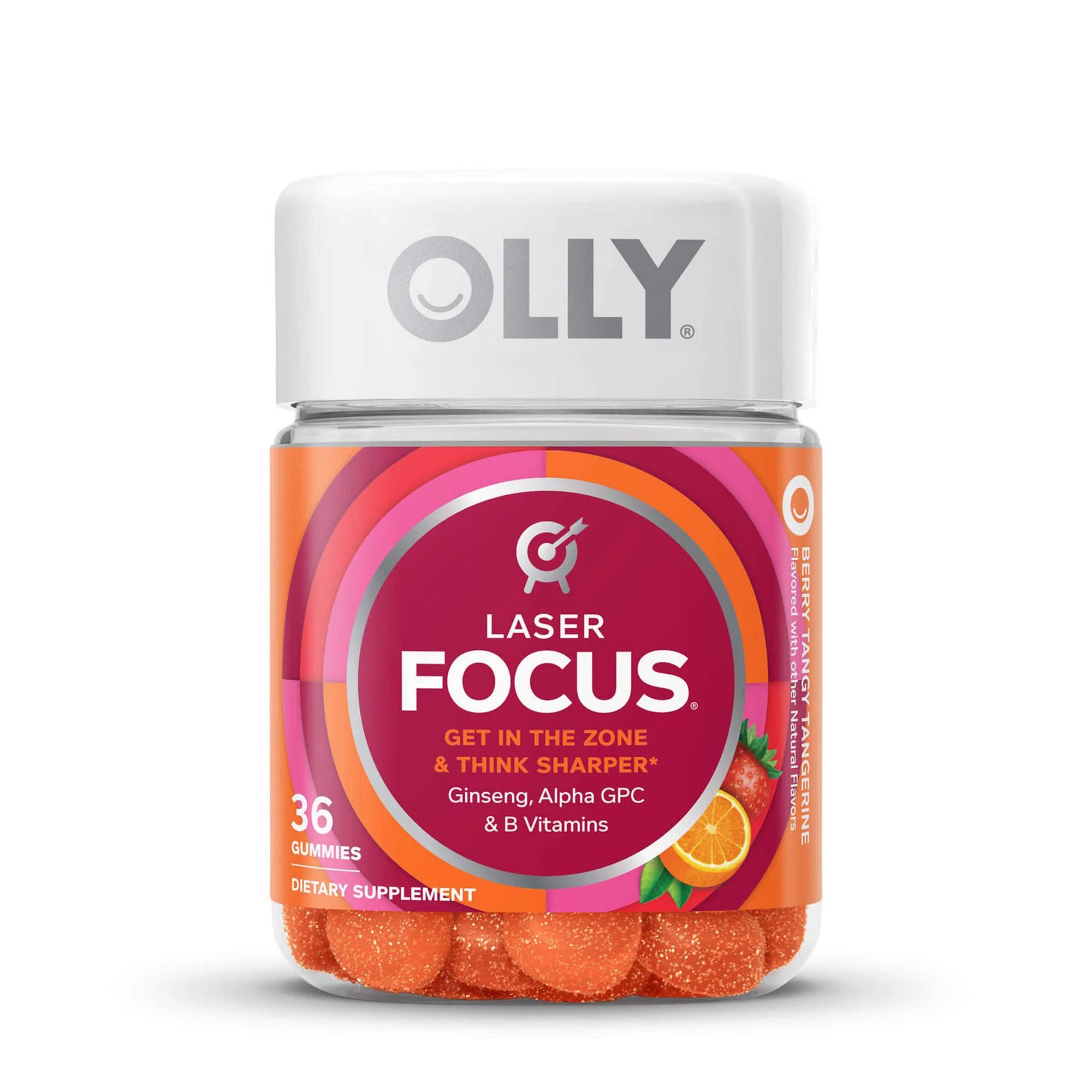 OLLY Public Benefit Corp OLLY, GUMMY LASER FOCUS BERRY TANG (36/BT)