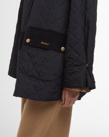 Corinne Quilted Jacket Black/Ancient