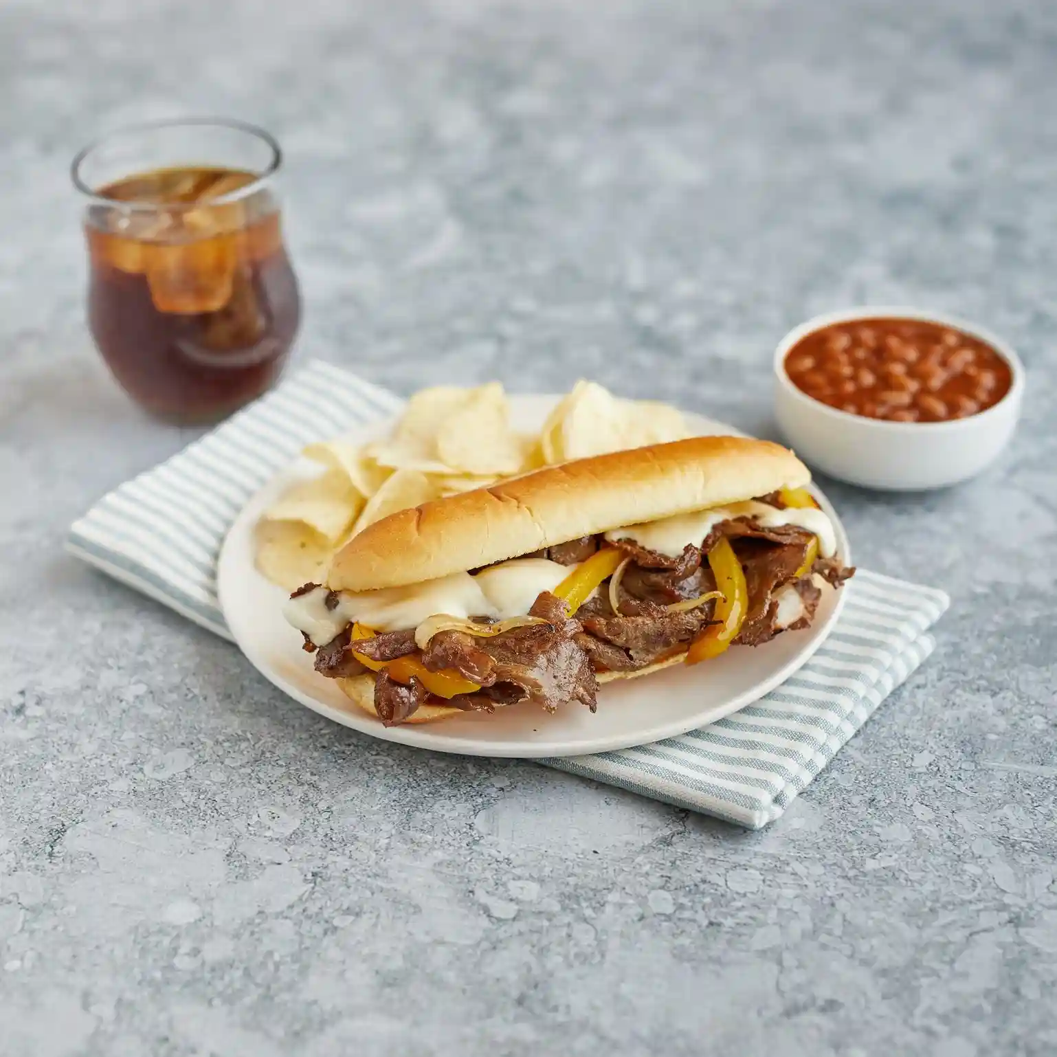 Steak-EZE® Traditional Beef Sirloin Flat Steak, Lightly Marinated, 4 oz_image_1