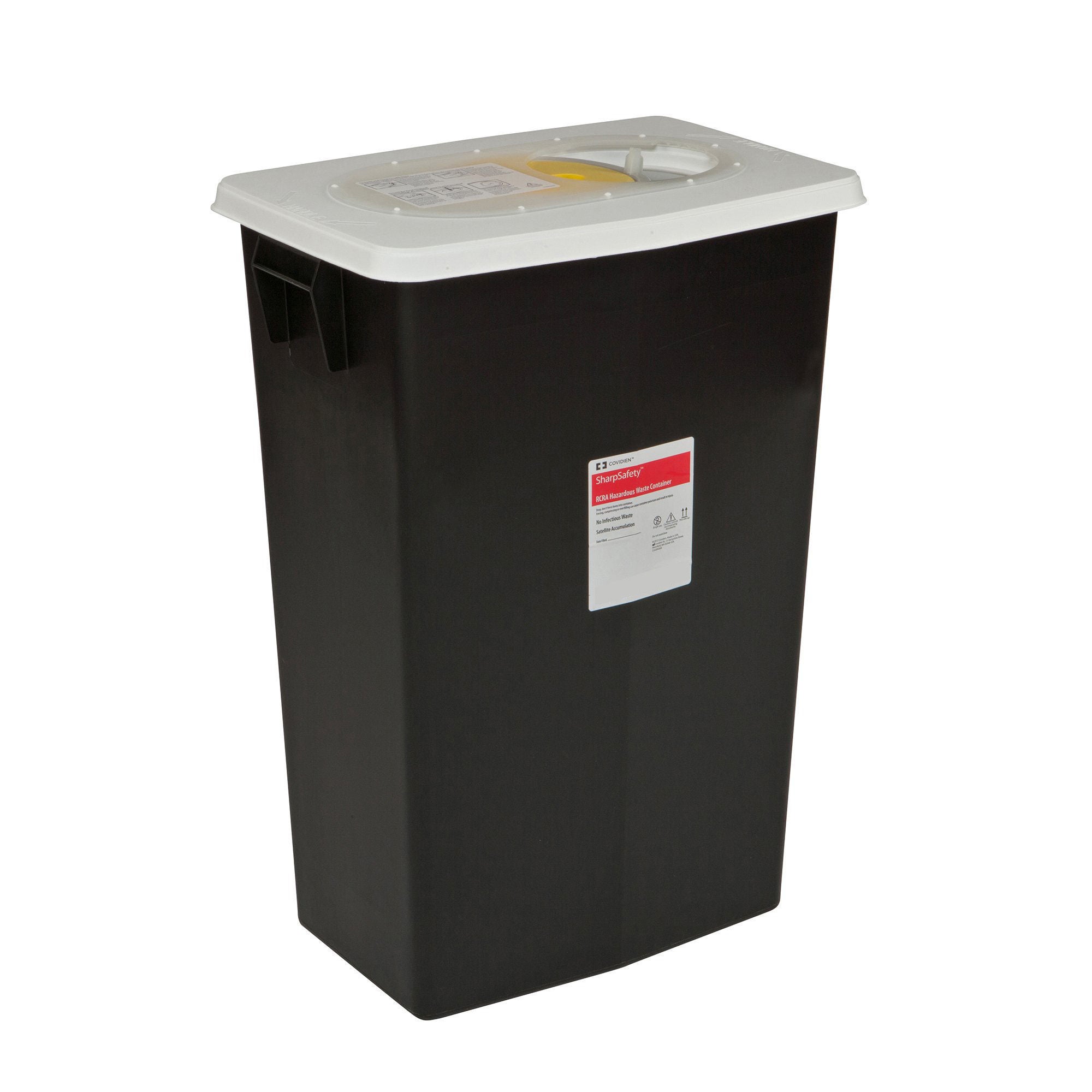 SharpSafety™ RCRA Waste Container, 8 Gallon, 15.5 x 17.75 x 11 Inch