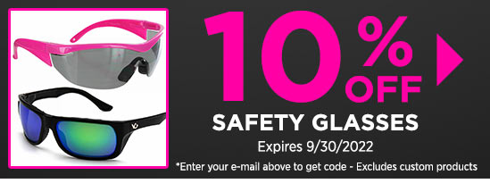 10% Off Safety Glasses