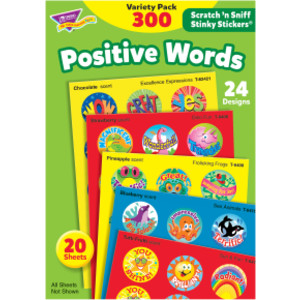 Positive Words Stinky Stickers&reg; Variety Pack, 300 ct