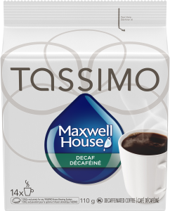 TASSIMO MAXWELL HOUSE DECAF