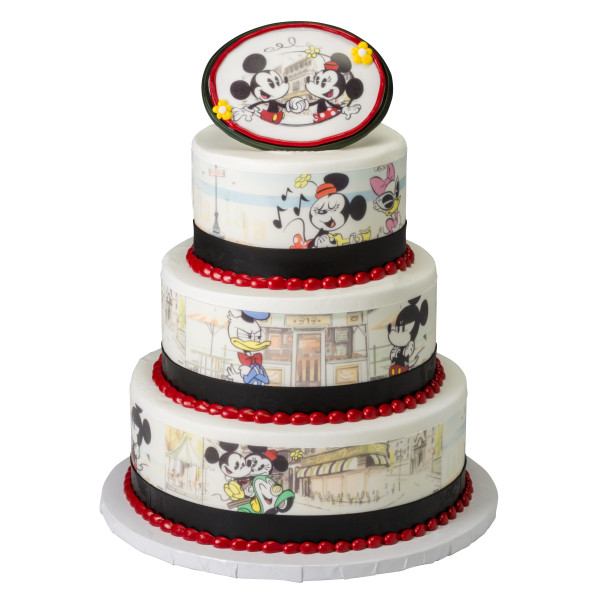 Mickey Mouse & Friends Cafe Minnie PhotoCake® Edible Image®