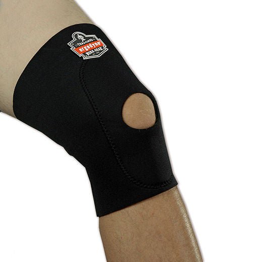 Ergodyne KNEE SLEEVE, NEOPRENE OPEN PATELLA & ANTERIOR PAD SM