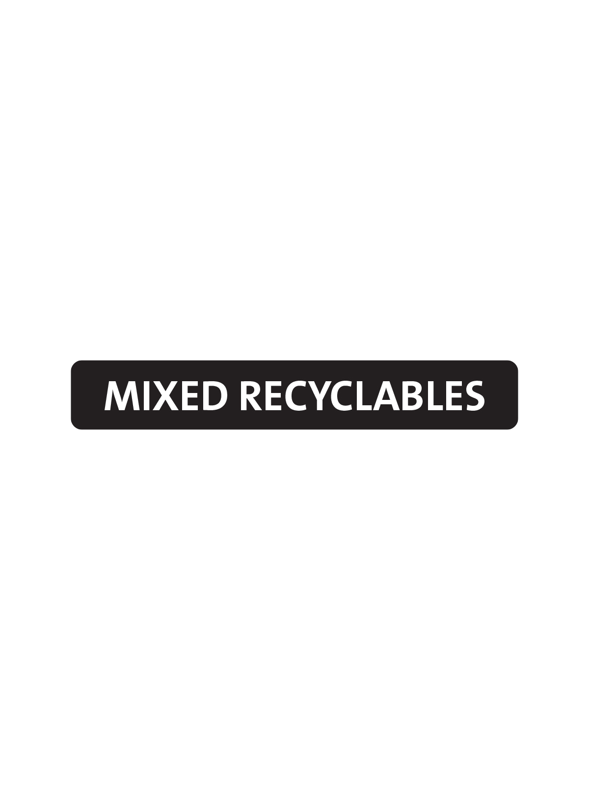 SESSANTA – Label – Mixed Recyclables – Black-White