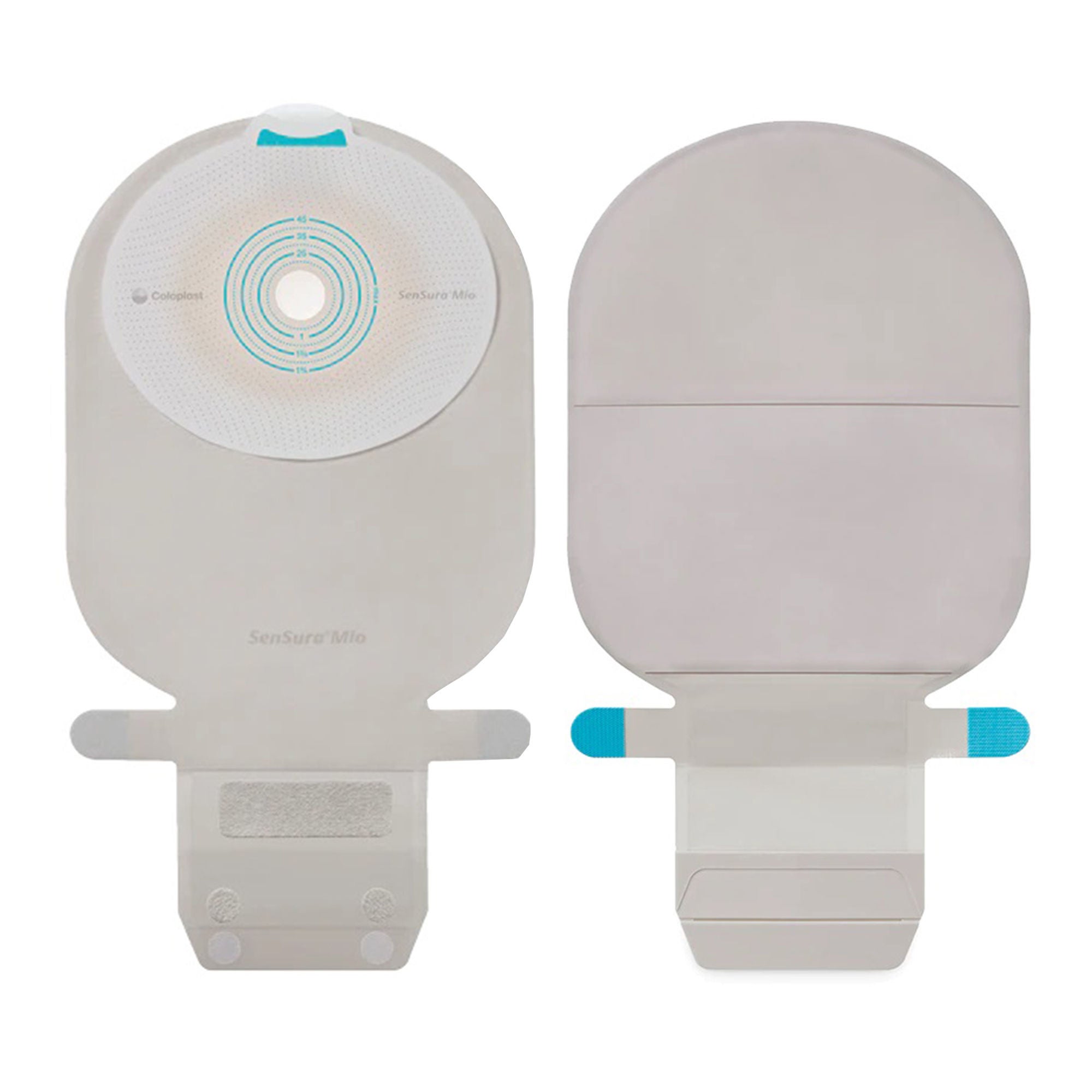 SenSura® Mio Flat 1-Piece Opaque Ostomy Pouch, 35 mm Stoma