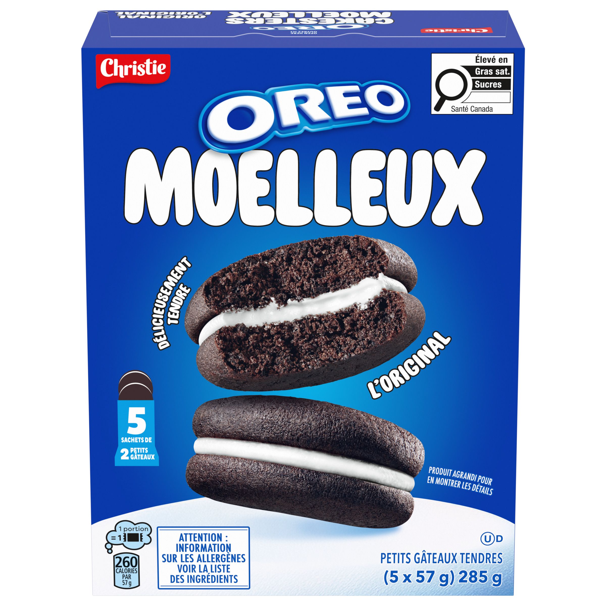 OREO Moelleux Petits gâteaux tendres, L'Original