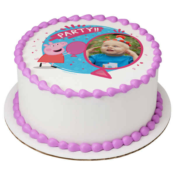 Peppa Pig™ Party!! PhotoCake® Edible Image® Frame