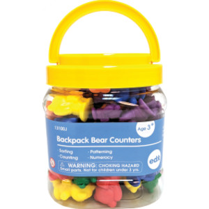 Backpack Bear Counters - Set of 96