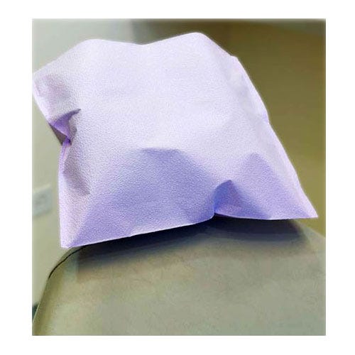 Polycoated Headrest Covers, 10" x 13" Extra Large, Lavender - 500/Case
