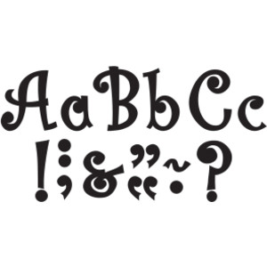 5" Bling Letters with Jewels, 395 Pieces