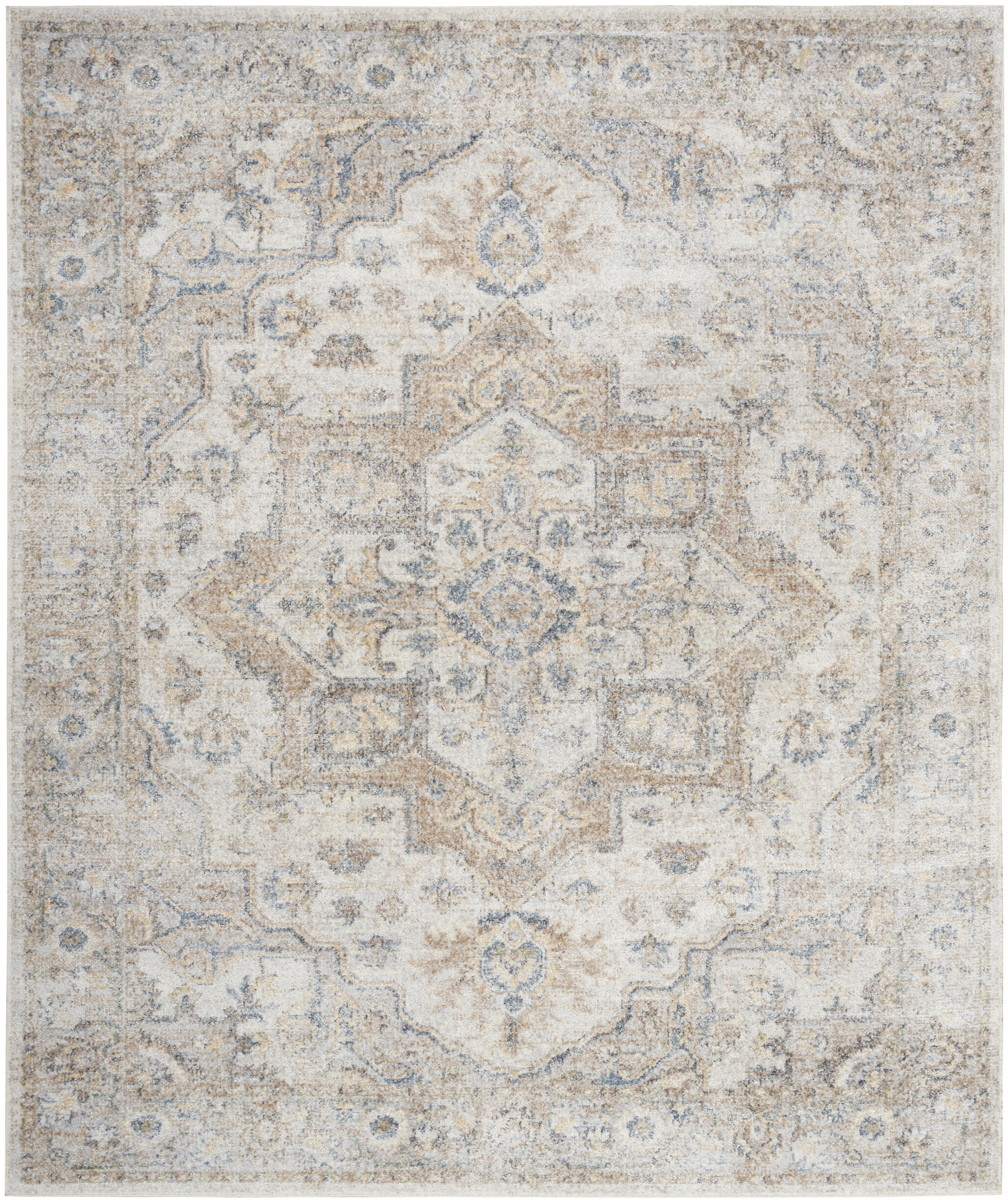 94.00" x 120.00" x .25" Astra Machine Washable Turkey N1880