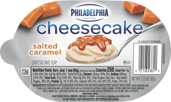 Philadelphia Salted Caramel Cheesecake Cups (2 Count), 3.25 Oz