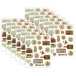 Teacher Created Resources&reg; Travel the Map Stickers, 120 Per Pack, 12 Packs TCR8573-12