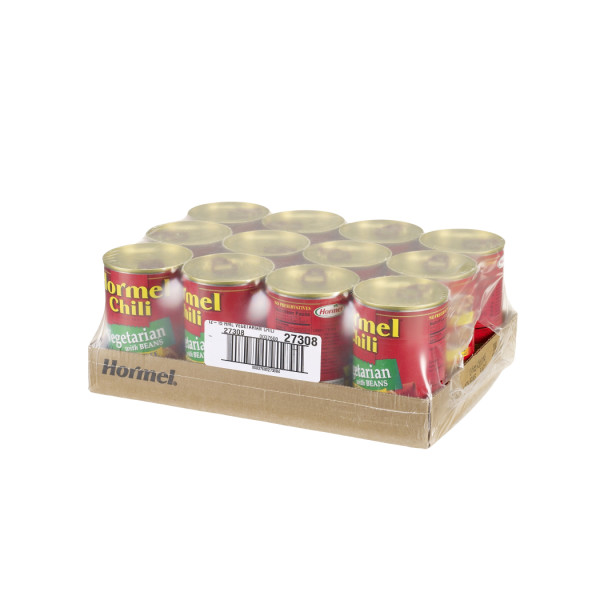 HORMEL(r) Chili W/Beans, 12/15 OZ . C1RA - Front Right Closed Case (Hi Res)