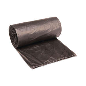 Boardwalk,  HDPE Liner, 60 gal Capacity, 38 in Wide, 58 in High, 14 Microns Thick, Black