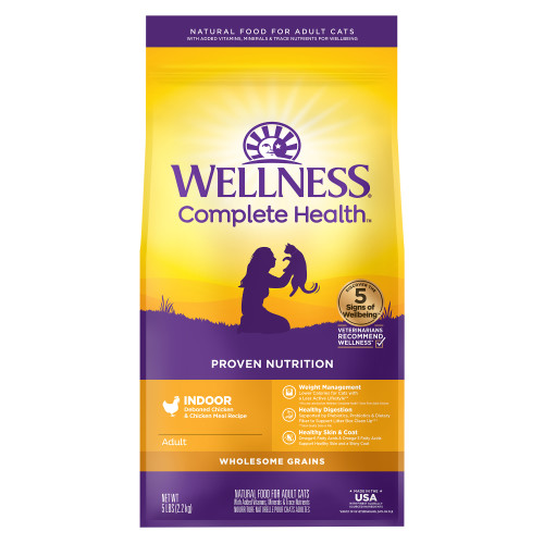 Wellness Complete Health Grained Indoor Chicken Recipe Front packaging