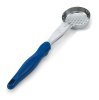 2-ounce one-piece heavy-duty perforated round Spoodle® utensil with blue nylon handle