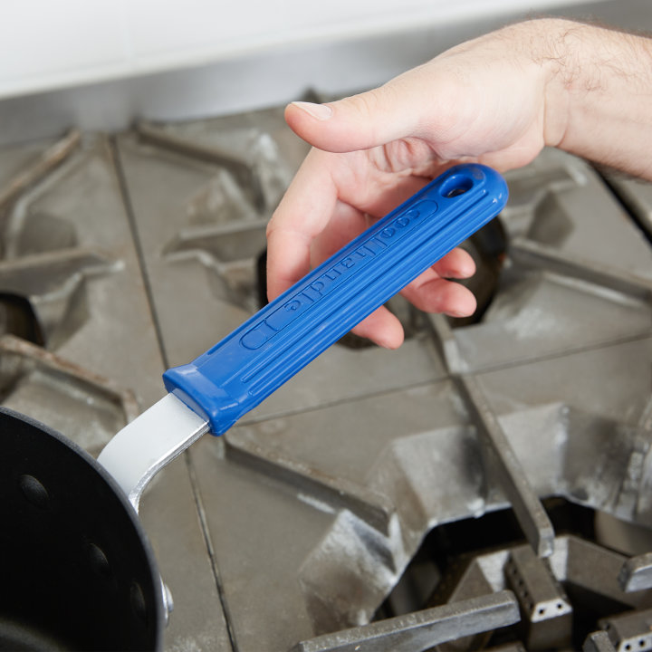 Large Cool Handle® replacement rubber grip sleeve in blue