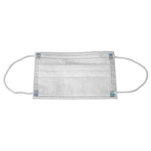 Impact, Safety Zone, Polypropylene 3-Ply Face Mask with Ear Loops, Youth Sized, Light Blue