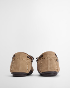 Courage Driving Shoes Taupe Suede
