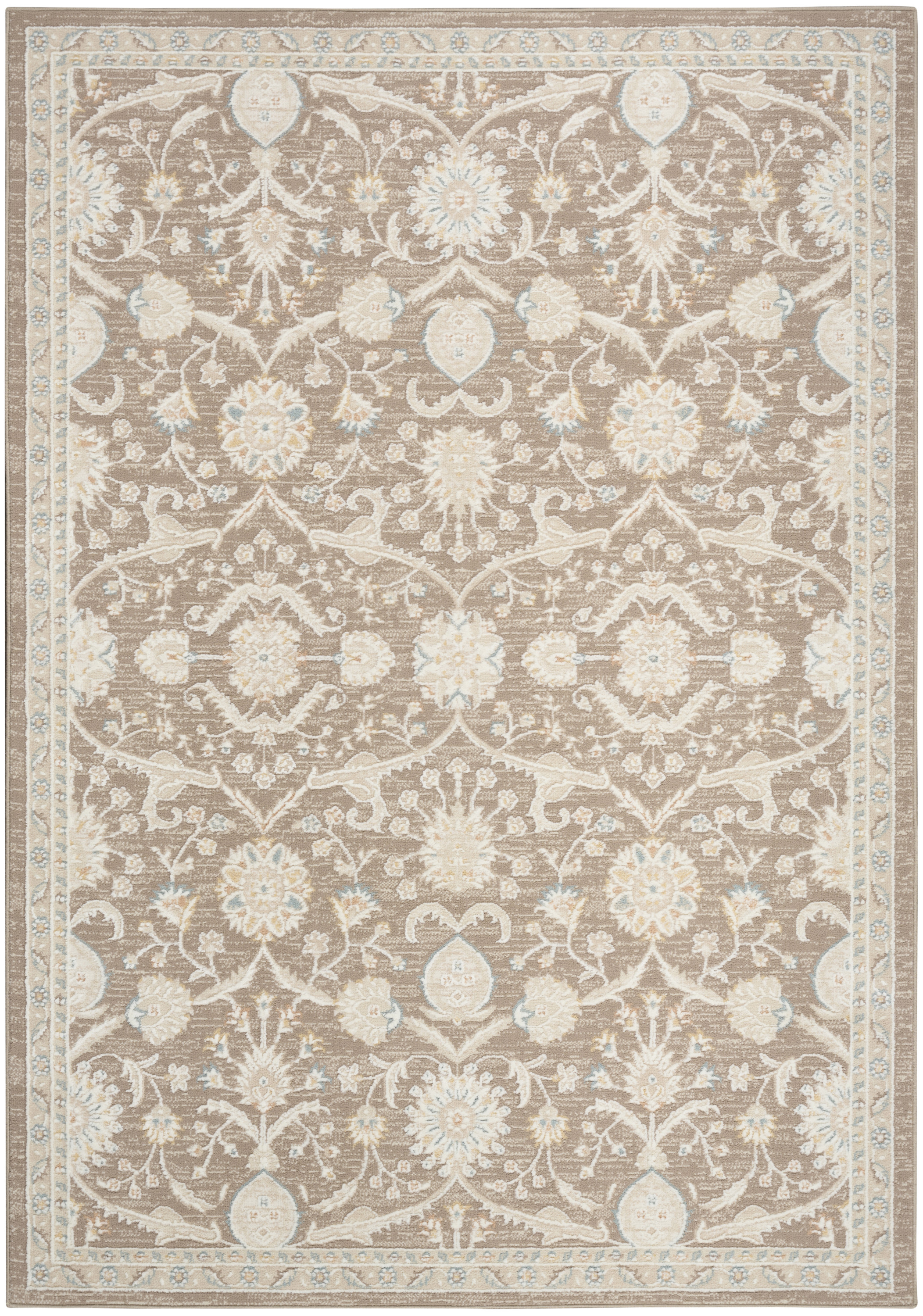 Nourison Isla 5'3" x 7' Mocha Vintage Indoor Rug