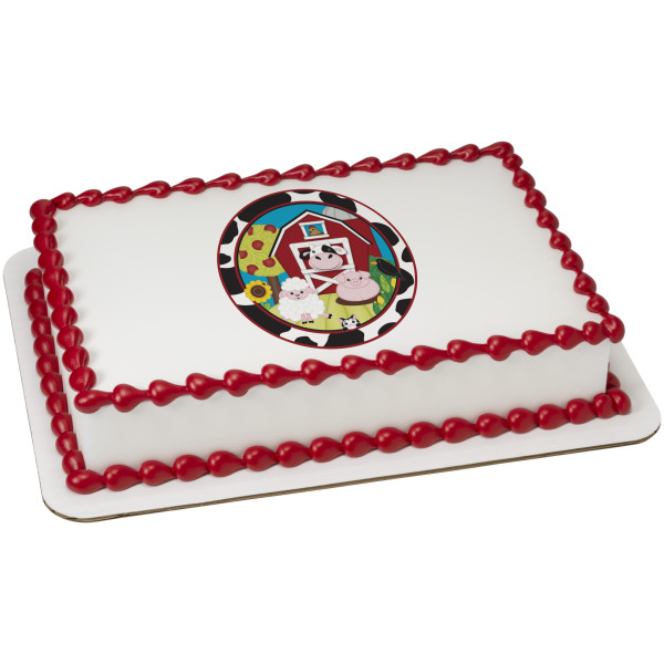 Baby Barnyard PhotoCake® Edible Image®